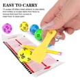 thumbnail image 4 of OULII Yellow Plastic Ticket Scraper Tool for Daily Use Durable Lightweight MultiFunction Design 10Pcs, 4 of 8