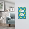 thumbnail image 5 of Fotbe Ball Tennis Print Duplex Receptacle Wall Plate, 1-Gang 5.0" x3.0" Wall Outlet Covers, Dual Outlet Faceplates Covers, Color-matched Screws Included-Style S, 5 of 6