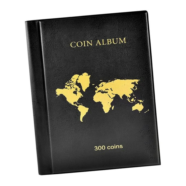 Soporte para monedas BLESIY Libro de monedas 300 ranuras