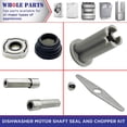 thumbnail image 5 of Whole Parts Dishwasher Motor Shaft Seal and Chopper Kit Part #6-919539 - Replacement & Compatible with Some Admiral, Amana, Crosley, Jenn Air, Magic Chef, Maytag, Samsung Dishwashers - 2 Yr Warranty, 5 of 6