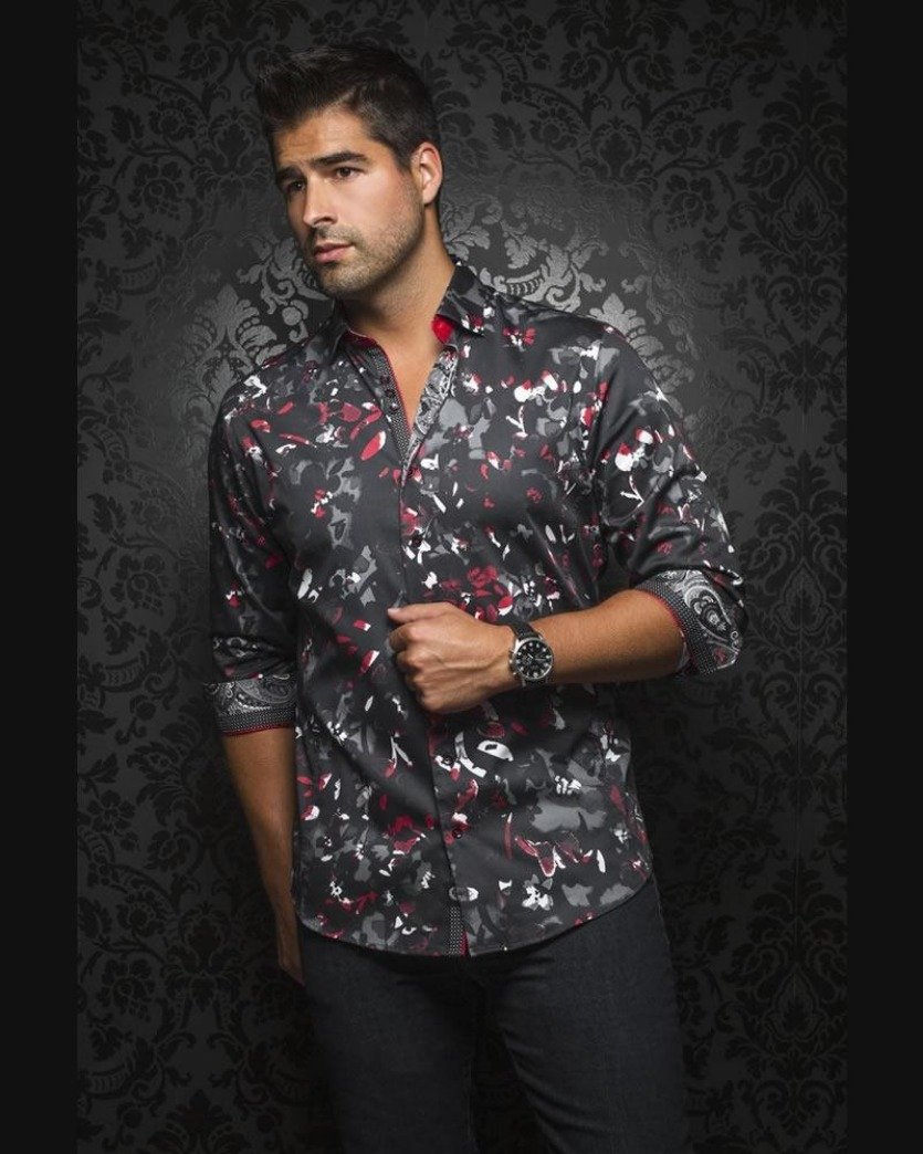 Long Sleeve Dress shirt Cristobal black 