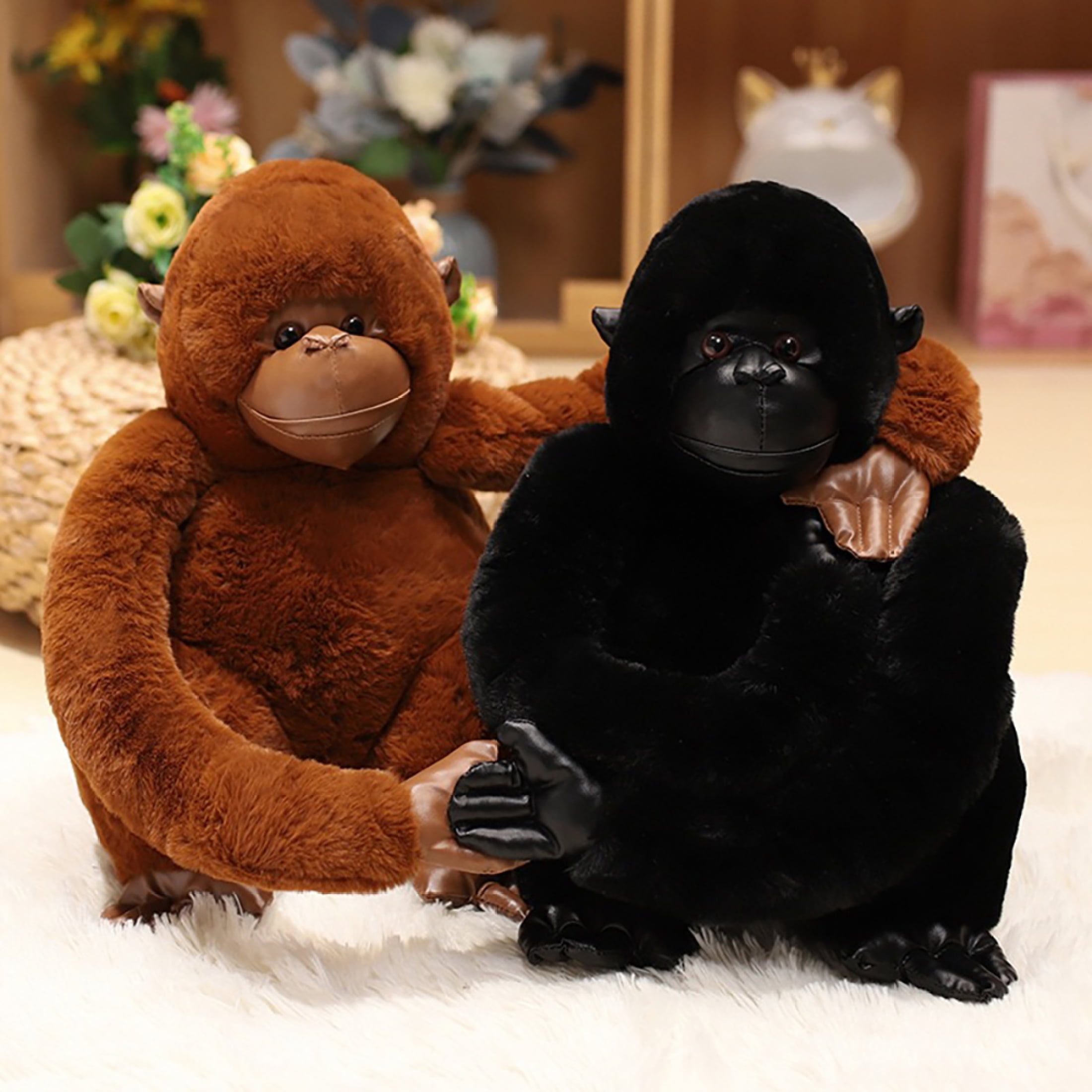 90cm Creative Simulation Long Arm Orangutan Plush Toy Stuffed Soft  Monkey/Gorilla Boyfriend Pillow Cushion Sleeping Dolls Gift