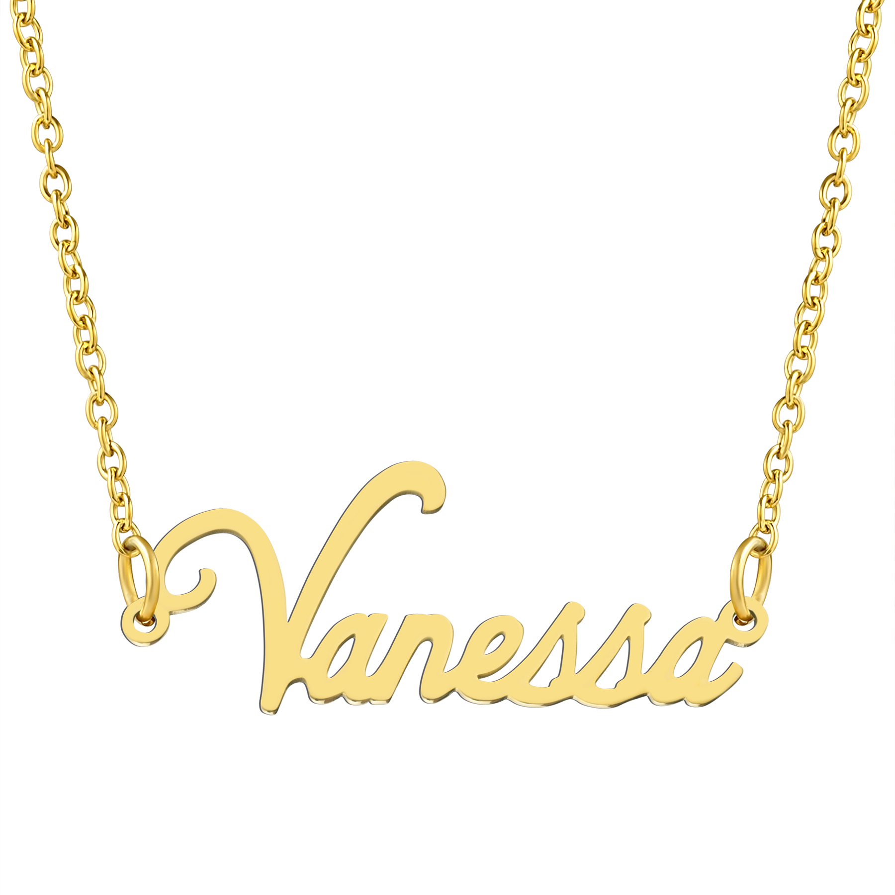 KISPER 18K Gold Plated Stainless Steel 