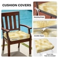 thumbnail image 3 of Outdoor Patio Cushion Covers 4 Pack Lemon Yellow Leaf Patio Chair Cushion Covers with Ties and Zipper Waterproof Outdoor Seat Cushion Covers for Patio Furniture 20"x18", 3 of 9