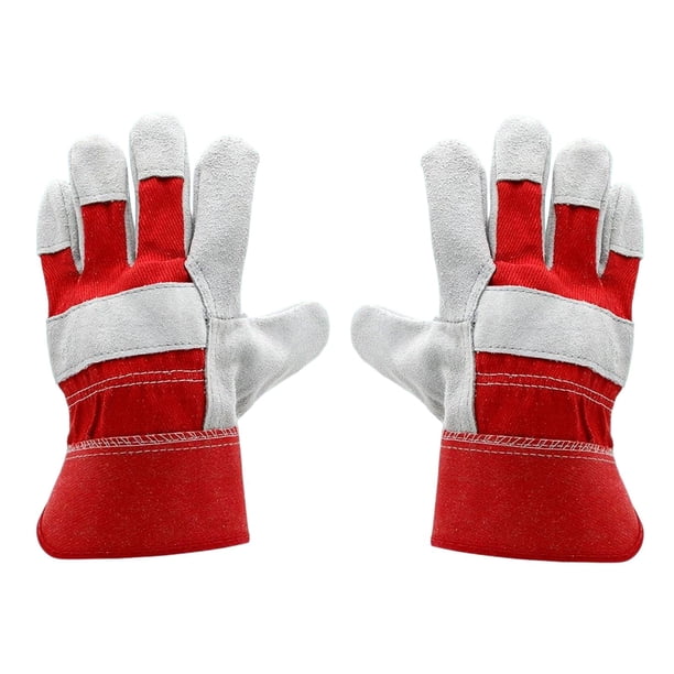 Guantes transpirables para recoger durianes, desherbar y plantar, para jardín. Rojo