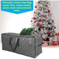 thumbnail image 4 of Primode Christmas Tree Storage Bag | Tall Disassembled Tree I Holiday Tree Storage Case | Protective Zippered Artificial Xmas Tree Bag (7.5ft, Gray), 4 of 5