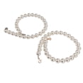 thumbnail image 4 of 2Pcs Pearl Bead Bag Chain 60cm Workmanship Easily Install Detachable Bag Chain Accessories for Wallets Handbags20mm, 4 of 8