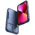 thumbnail image 7 of SaniMore for iPhone 13 Pro (6.1" 2021) Case, [Sliding Camera Window] Wireless Charging Shockproof Drop Resistant Hybird PC TPU Anti-slip Heavy Duty Protective Shell for iPhone 13 Pro, Navy Blue, 7 of 7