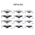 thumbnail image 2 of Halloween Decoración 2024 Pegatinas tridimensionales para decoración de paredes y ventanas de Halloween, pegatinas de pared de papel hueco de Halloween(Buy 2 save 10%), 2 of 9