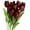 Wine Red, variant on Ludlz 10Pcs/Set Real-touch Artificial Tulip Flowers Home Wedding Party Decor Artificial Tulip Flowers Home Wedding Party Decor Gift Photograph Prop
