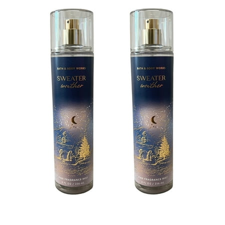 Bath & Body Works Sweater Weather Fragrance Mist 2 Pack 8 fl oz