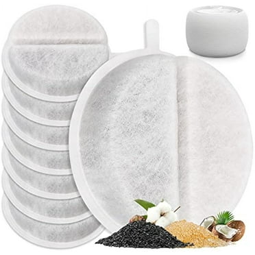 Cat Fountain Filter Replacement, 12 Pack Cat Water Fountain Filters, Pet Water Fountain Filter Compatible with 84oz/2.5L Automatic Pet Fountain