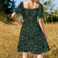 thumbnail image 4 of Mandala 12 - color Sleeveless Dress women's luxury party dress luxury dress, 4 of 7