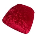 thumbnail image 3 of Efavormart 5 Pack Crushed Velvet Chiavari Chair Seat Pad Covers – Red Stretch Cushion Slipcovers for Dining Chairs, Washable & Reusable, 3 of 5