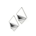 thumbnail image 3 of Umbra Trigg Ceramic Hanging Planter Wall Décor Set of 2 White Nickel, 3 of 18