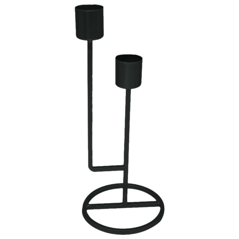 Modern Metal Candelabra Pillar Candle Holder Candlestick Stand Table