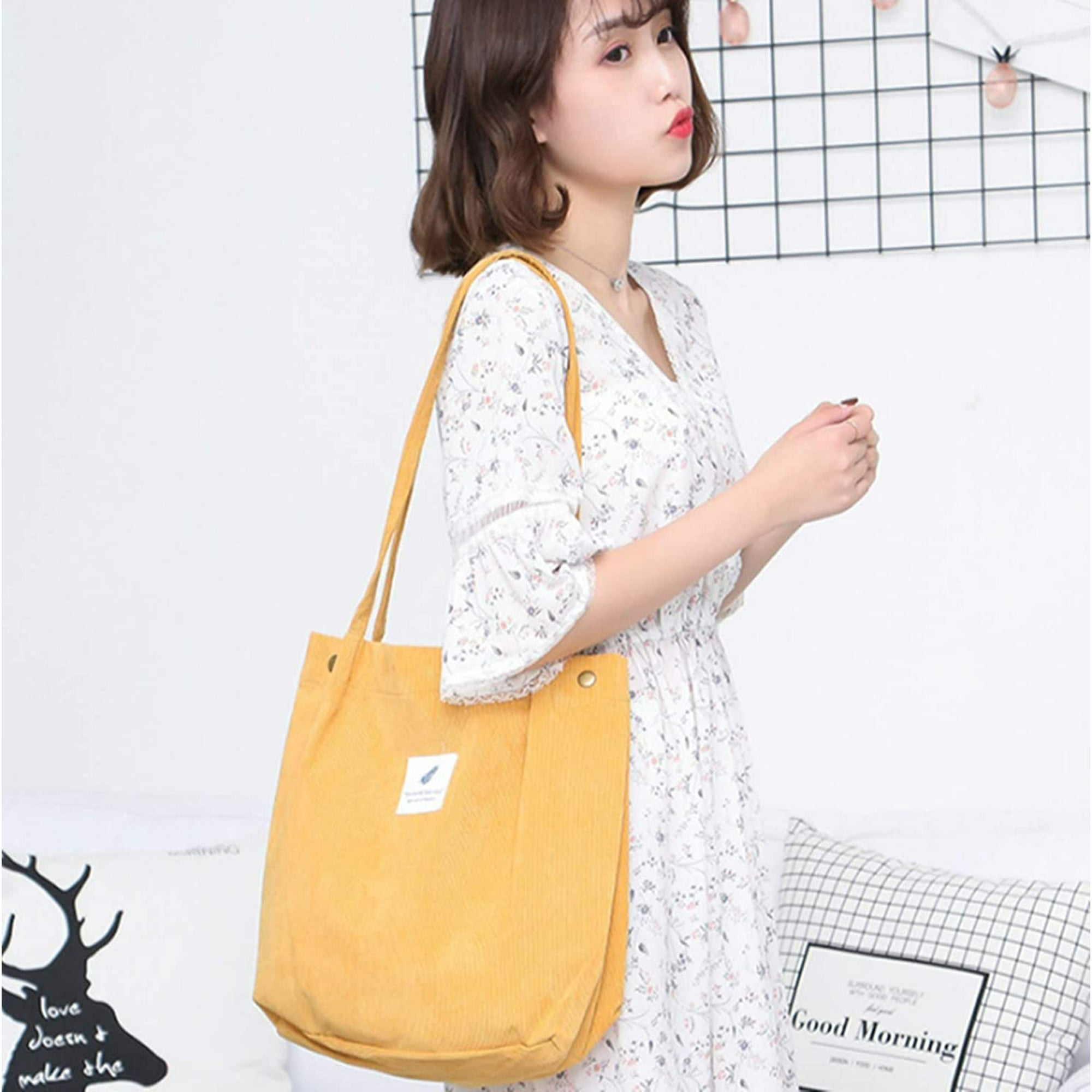 Bag 38x11x32cm Canvas Tote Tote Bag Women Soft Shoulder Handbag for Women Shopping Travel Shoulder Crossbody Bag Casual Chic Shoulder Bags Walmart