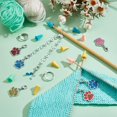 thumbnail image 4 of 33 Pcs Knitting Accessories Kit Including Dog Paw Print Stitch Marker 0-9 Number Row Counter Chains Needle Stoppers Yarn Guide Finger Holder for DIY Knitting Weaving Sewing Mixed Color, 4 of 6