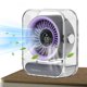 thumbnail image 4 of Pantalla LED Ventilador Escritorio Pequeño Aire Mesa Portátil (USB) Purple, 4 of 9