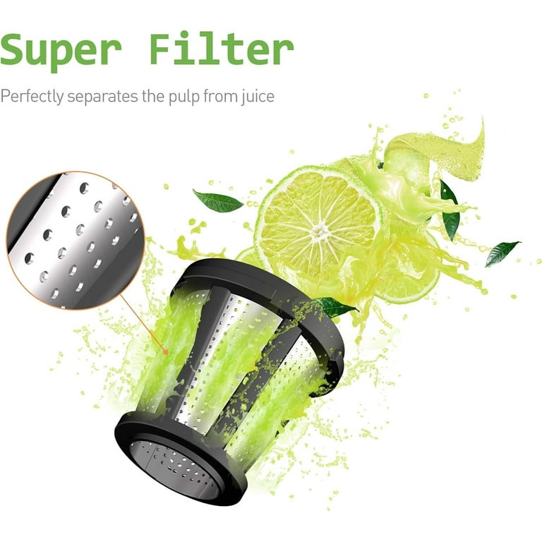 whall Slow Juicer, Masticating Juicer, Celery Juicer Machines, Cold Press  Juicer Machines Vegetable and Fruit, Juicers with Quiet Motor & Reverse