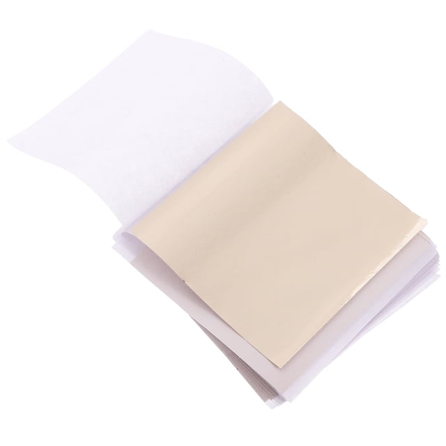 100pcs Gold Foil Gold Leaf Paint Craft Foil Sheets Gold Leaves Gold Foil Sheets For Crafts Golden Paper Leaves Imitation Foil Sheets Gold Leaf Sheets For Picture Frames