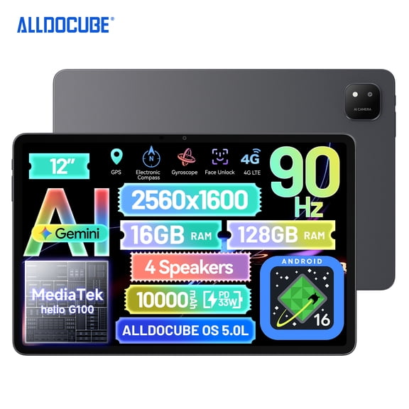 Alldocube iPlay 70 Pad Pro 12.1inch Tablet 8GB 128GB 90Hz IPS 10000mAh 4G WiFi