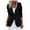 Black, variant on Women's Business Casual Blazer Long Sleeve Notch Lapel Trendy Work Office Blazer Jackets Outerwear Black,L