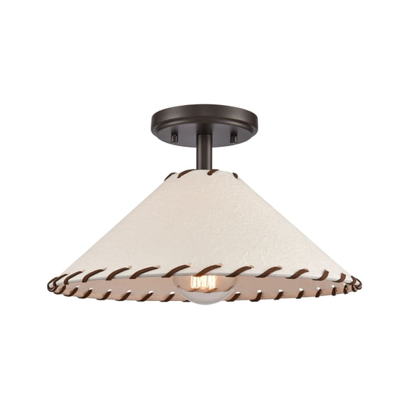 Elk Home - Marion - 1 Light Semi-Flush Mount-7.75 Inches Tall and 14 Inches Wide