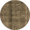 thumbnail image 1 of Ahgly Company Indoor Round Persian Brown Bohemian Area Rugs, 8' Round, 1 of 4