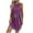 Purple, variant on Honeeladyy Summer Midi Dresses for Women Vintage Print Sleeveless Dress Beach Flowy Tank Sundresse Blue XXL