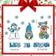 thumbnail image 3 of Adornos navideños, adornos navideños, regalos navideños, imán magnético navideño para refrigerador, muñeco de nieve, gnomo, decoración navideña, adhesivo magnético para puerta de garaje, imanes magnét, 3 of 7