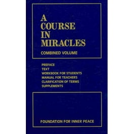 A Course in Miracles: Combined Volume (Hardcover) - Walmart.com