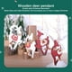 thumbnail image 2 of Colgantes de de Navidad animales niños adornos colgantes ligero Festival árbol colgante boda hogar habitación vacaciones decoraciones Kits de decoración para fiestas Corazón de ciervo marrón Wosthever HA069822-04, 2 of 6