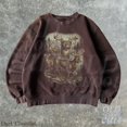 thumbnail image 3 of Vintage Deer Forest Sweatshirt | Wildlife Buck Graphic Pullover, 3 of 6