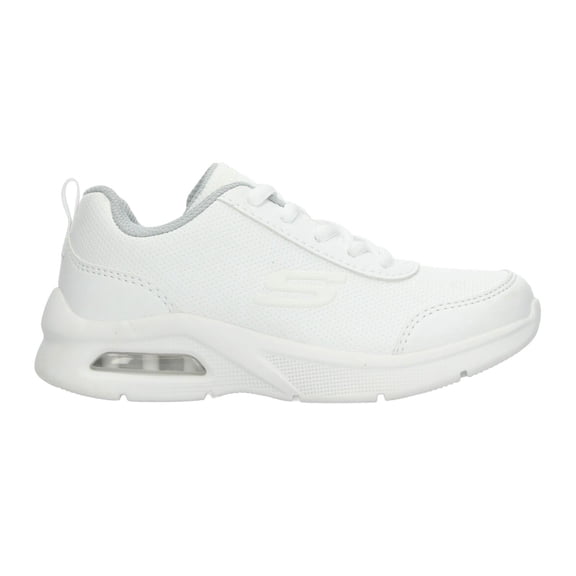 Tenis Skechers Microspec Niña Blanco Casual Escolar T17-22 blanco 20