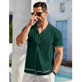 thumbnail image 2 of COOFANDY Men's Casual Button Down Shirts for Men Short Sleeve Summer Beach Shirt for Men, 2 of 6