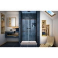 thumbnail image 4 of Infinity-Z 36 in. D x 48 in. W x 74 3/4 in. H Clear Sliding Shower Door in Oil Rubbed Bronze, Center Drain Biscuit Base, 4 of 16