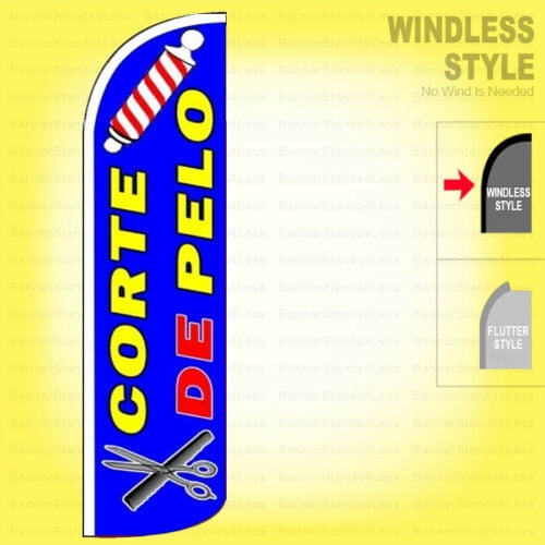 Windless Swooper Flag 3x11.5 ft Feather Banner Sign bq CEVICHE 