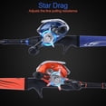 thumbnail image 5 of Sougayilang Carbon Fiber 5' 10" - 7' 10" Baitcasting Fishing Rod & Reel Combo, 2-Piece Rod, 5 of 8