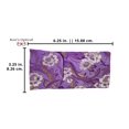 thumbnail image 2 of 3 Pack Floral Eyeglass Case Top Closure, Slip In Eyeglass Case Soft Fits Medium To Large Glasses, Women, Asian Floral - Purple, Blue, & Pink Champagne, 2 of 8