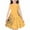 Yellow-1, variant on Summer Dresses for Girl 5t Sunflower Print Summer Casual A-Line Ruffle Dress Cotton Kids Cute Clothes 8-9Y, Yellow, 11 Years