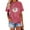 1-Pink, variant on XCHQRTI Dandelion Shirt Womens Be Kind Graphic Casual Short Sleeve Tee Top