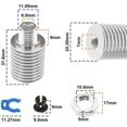 thumbnail image 3 of Disipador de calor del extrusor de 1,75 mm compatible con hotends E3D V6 para impresora 3D de aluminio, 3 of 5