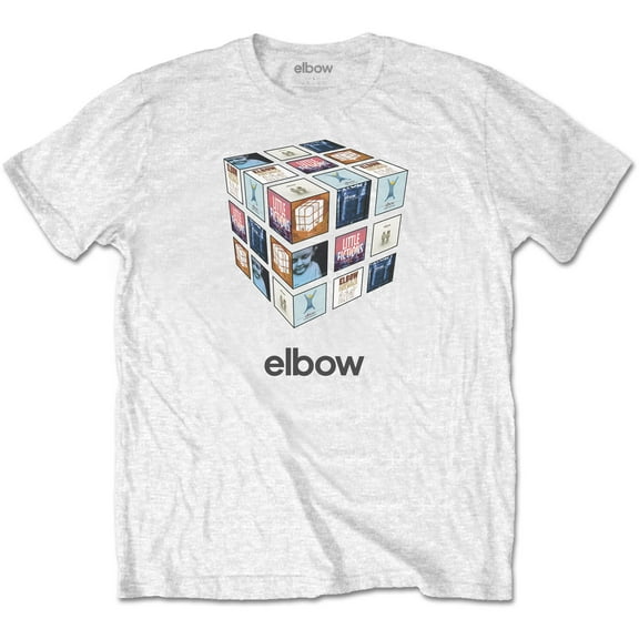 Men's Elbow Best of Slim Fit T-shirt Small White