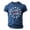 Blue, variant on Usa 250Th Anniversary Shirt Short Sleeve T Shirt Comfortable Breathable 250Th Graphic Tees Men Army Green L