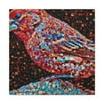 thumbnail image 2 of "House Finch Pointillism". - Canvas, 2 of 25
