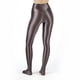 thumbnail image 3 of Mallas de ballet y gimnasia para mujer, elásticas, de cintura alta, con brillo metálico, para pilates, yoga y fitness, 3 of 5