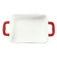 thumbnail image 1 of Binaural Baking Tray Microwave Oven Baking Pan Baked Rice Pan Kitchen Bakeware, 1 of 8