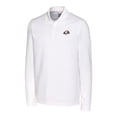 thumbnail image 2 of Men's Cutter & Buck White Los Angeles Rams Big & Tall Advantage Eco Pique DryTec Tri-Blend Long Sleeve Polo, 2 of 3