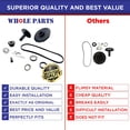 thumbnail image 7 of Whole Parts Dishwasher Drain and Wash Impeller Kit Part # 675806 - Replacement & Compatible With Some Kenmore, Kitchen Aid, Maytag, Whirlpool Dishwashers, 7 of 7